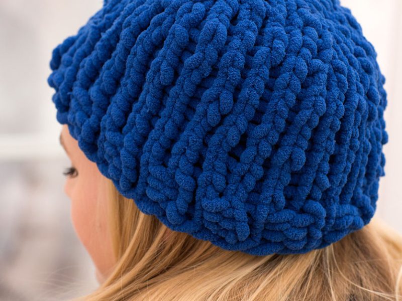 Easy Peasy Bulky Hat Free Knitting Pattern