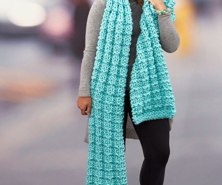 Everlasting Super Scarf free knitting pattern