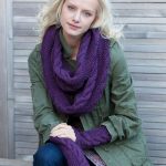 Infinity Trinity Cowl and Wristers Free Knitting Pattern