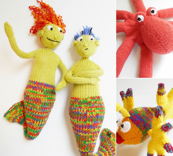 Knitted Underwater Heroes Patterns