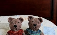 Magic Loop Teddy Free Knitting Pattern