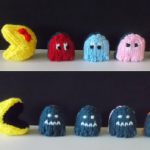 Pac-Man Play Set Free Knitting Pattern