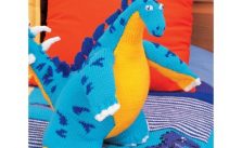 Patons Stegosaurus Toy Free Intermediate Child’s Knit Pattern