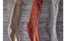 Patons Sugar Twist Knit Stocking
