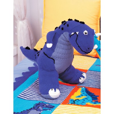 Patons T Rex Toy Free Knitting Pattern