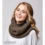 Shimmer Cowl Free Beginner Women's Knit Pattern