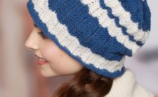 Wavy Skull Cap Free Knitting Pattern