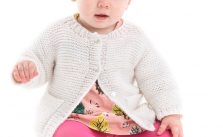 Year-Round Baby Cardigan Free Knitting Pattern