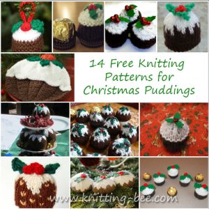 Knitting Patterns Christmas Puddings
