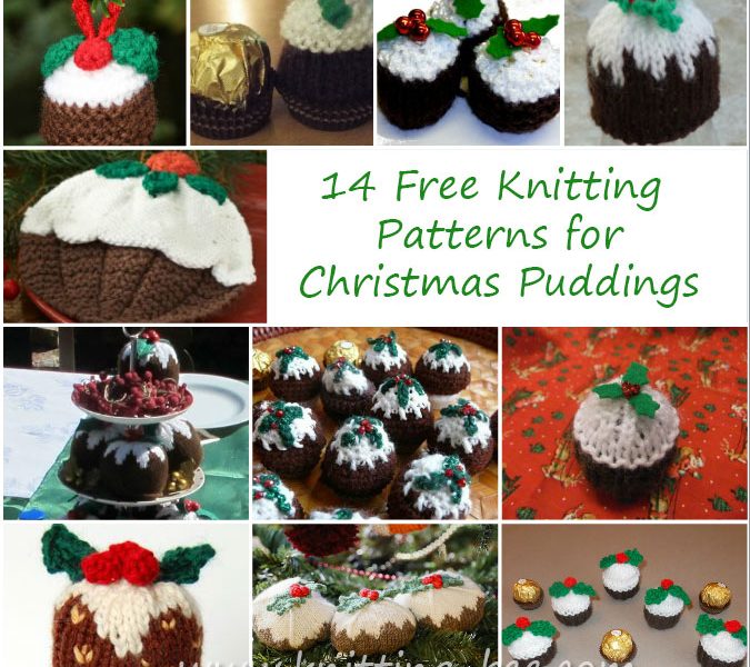 Knitting Patterns Christmas Puddings