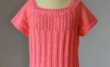 Down the Lane Tee Free Knitting Pattern