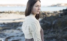 Drombeg Shrug Free Cable Knit Pattern