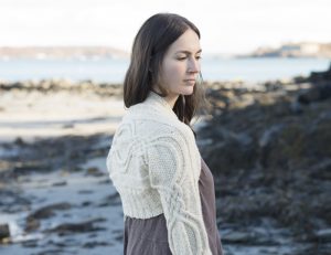 cabled shrug knit pattern