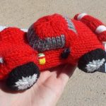 Ferrari Sports Car Free Knitting Pattern
