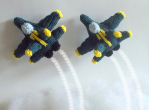 Fighter Jets Free Knitting Pattern