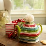 Christmas teapot cover knit pattern