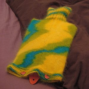Knitting Pattern Hot Water Bottle Cover