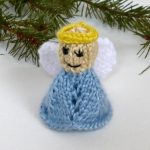 angel knitting pattern for Christmas