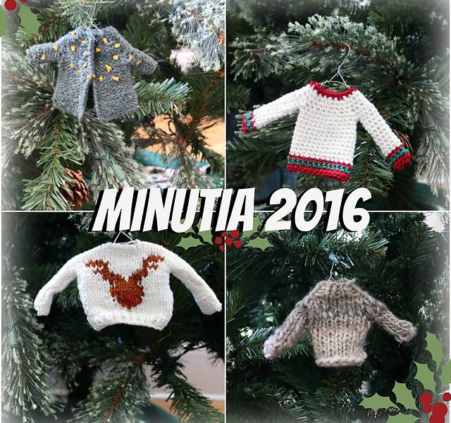 Minutia ’16 sweater ornaments knit pattern