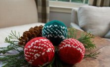 Nordic Holiday Balls Free Knit Pattern
