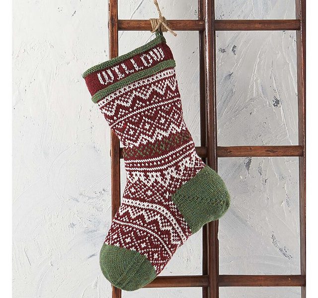 Northern Stocking Free Knitting Pattern