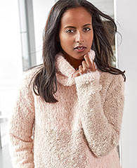 free turtleneck sweater knitting pattern
