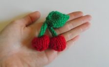 Pair of Cherries Knitting Pattern