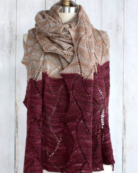 Seesaw Wrap Free Knitting Pattern