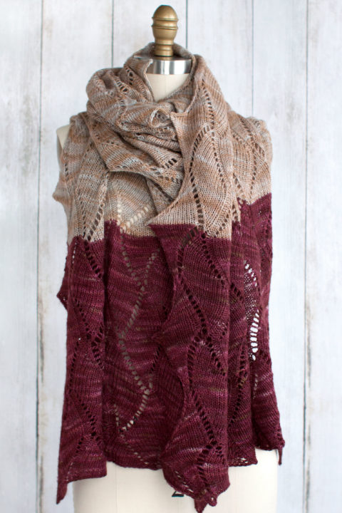 Seesaw Wrap Free Knitting Pattern