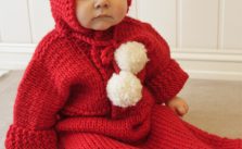 The First Noel Christmas baby pattern knit