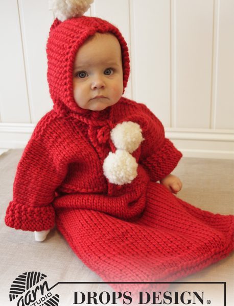 The First Noel Christmas baby pattern knit