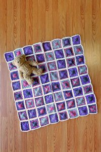 Window Paint Throw Free Knitting Pattern