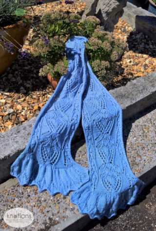 lace scarf free knitting pattern