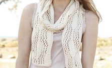 Bemino Free lace Scarf Knitting Pattern