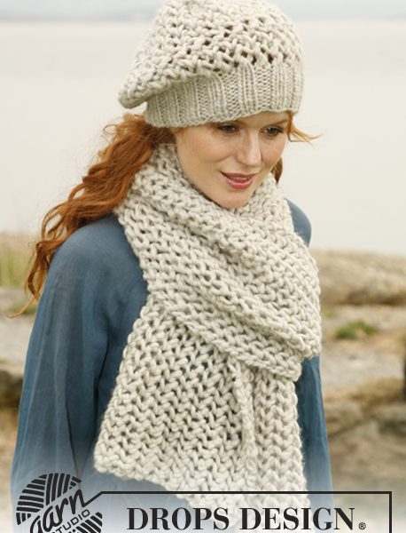 Bohemian Rhapsody Free Lace Hat and Scarf Knitting Pattern Set