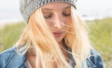 Cable and Seed Stitch Headband Free Knit Pattern