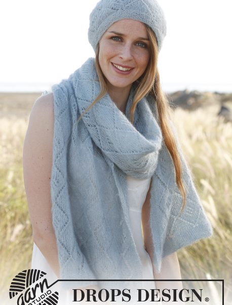Cascade Free Lace Scarf and Hat Knitting Pattern