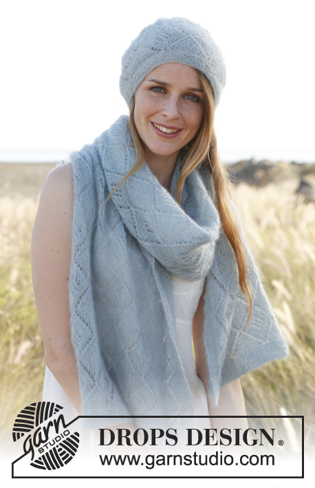 Cascade Free Lace Scarf and Hat Knitting Pattern