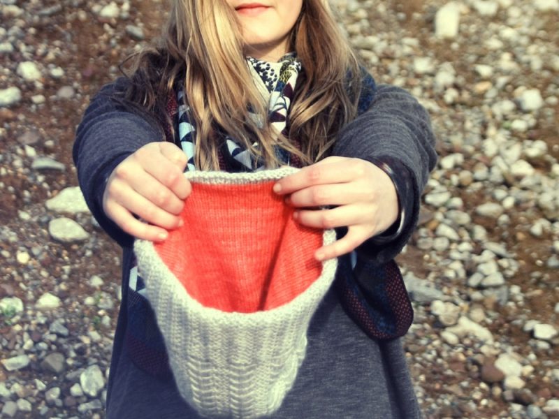 Citadel double layered beanie free knit pattern