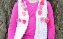 Girl’s Daisy Chain Vest Free Knitting Pattern