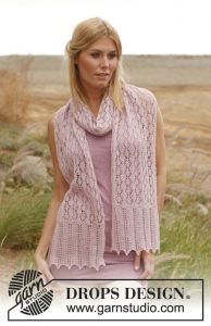 lace scarf free pattern