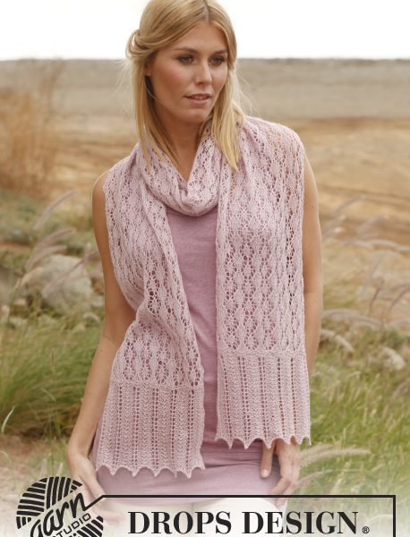Grace Free Lace Scarf Knitting Pattern