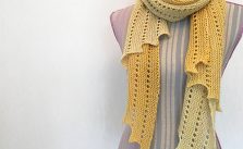 Hello Sun Scarf Free Knitting Pattern