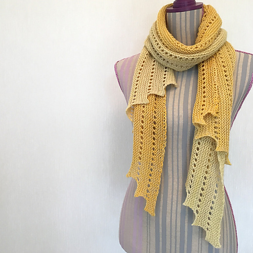 Hello Sun Scarf Free Knitting Pattern - Knitting Bee