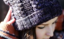 Hipster Sister Braided Beanie Knit Pattern