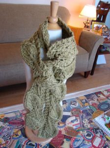 Leaf – Free Pattern for a Knit Scarf
