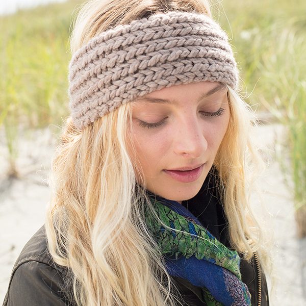 Profiteroles Headband Free Knit Pattern