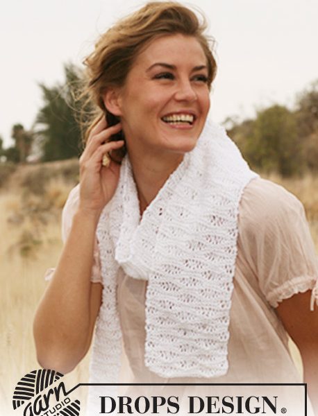 Seafoam Stitch Scarf Knitting Pattern Free