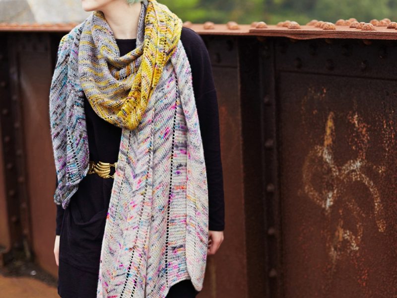 Shockwaves Free Scarf Knitting Pattern