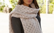 Soft Magnolia lace Scarf Knitting Pattern Free